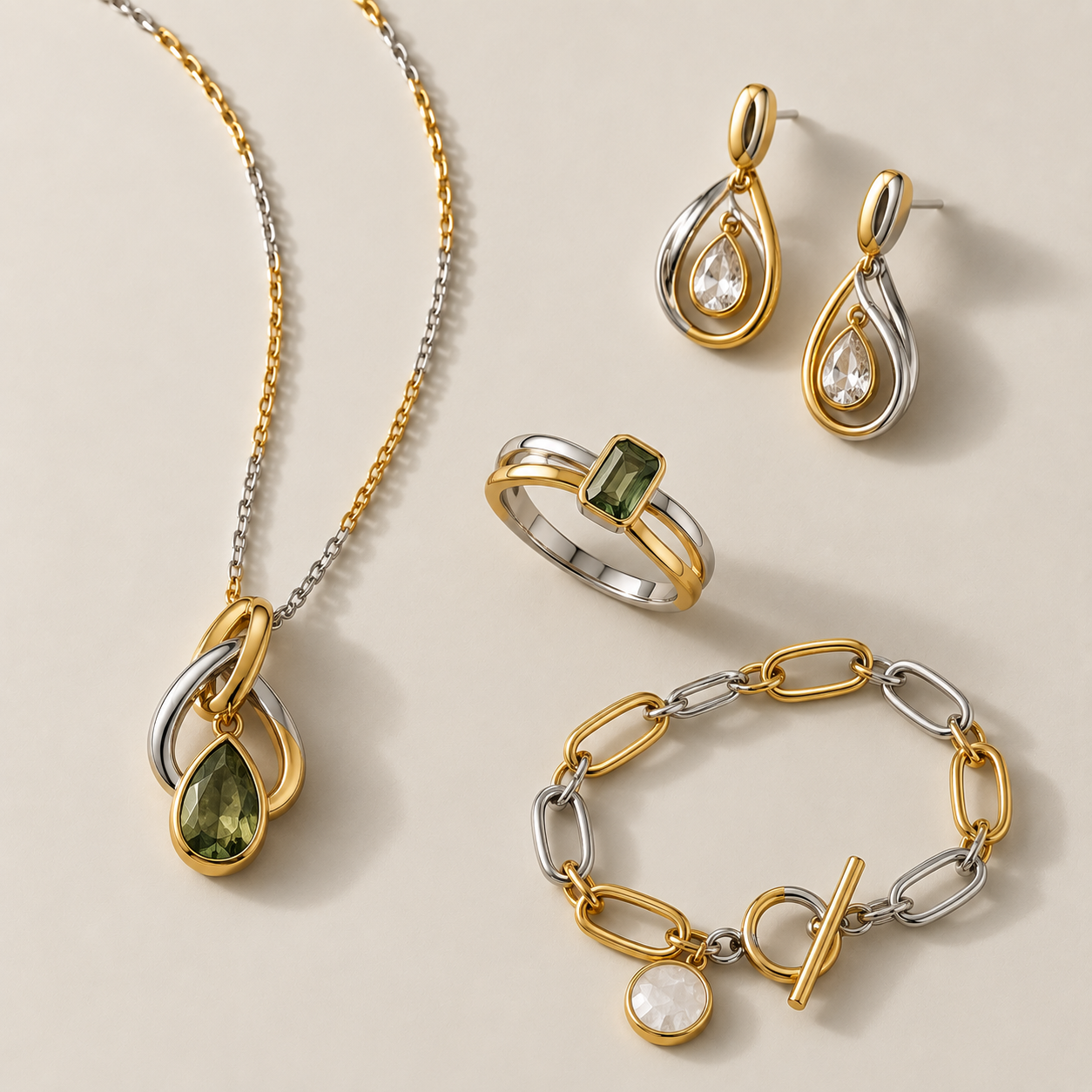 Sterling Silver with 22k Gold Plating
