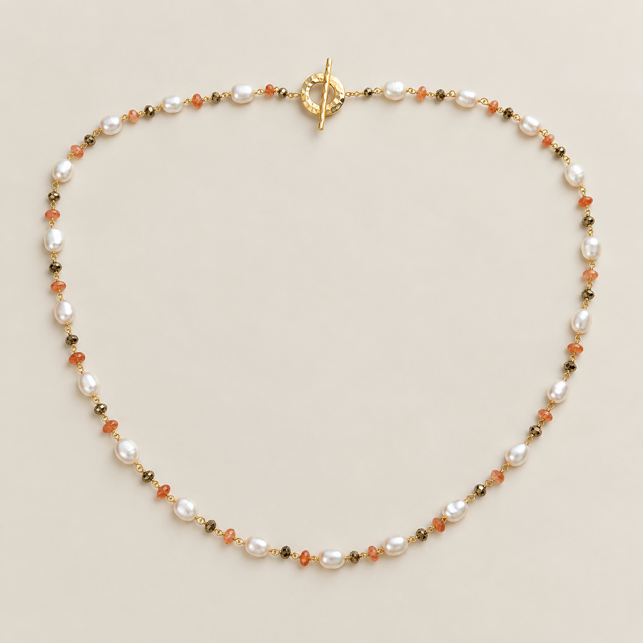 Fresh Water Pearl Beaded 30 Inch Extra Long Strand Necklace Sterling Silver Gold Plated
