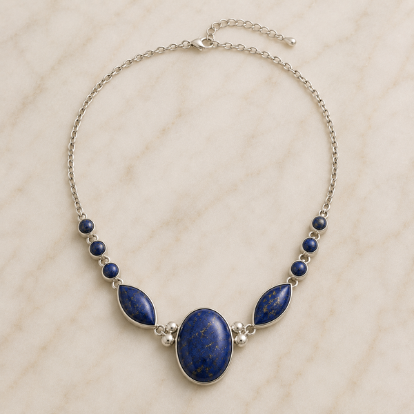 TEST — One of a Kind Lapis Statement Necklace