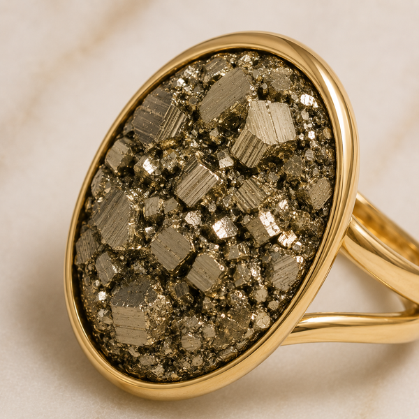 TEST — One of a Kind Pyrite Cocktail Ring