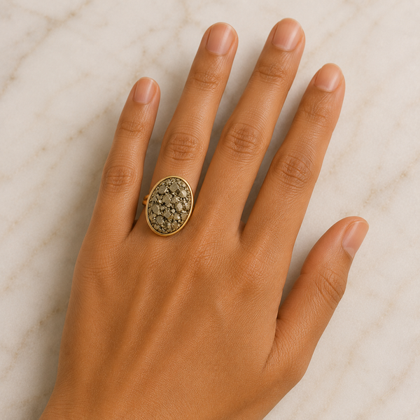 TEST — One of a Kind Pyrite Cocktail Ring