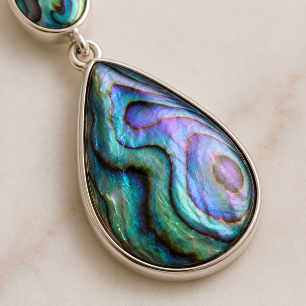 TEST — One of a Kind Abalone Drop Earrings