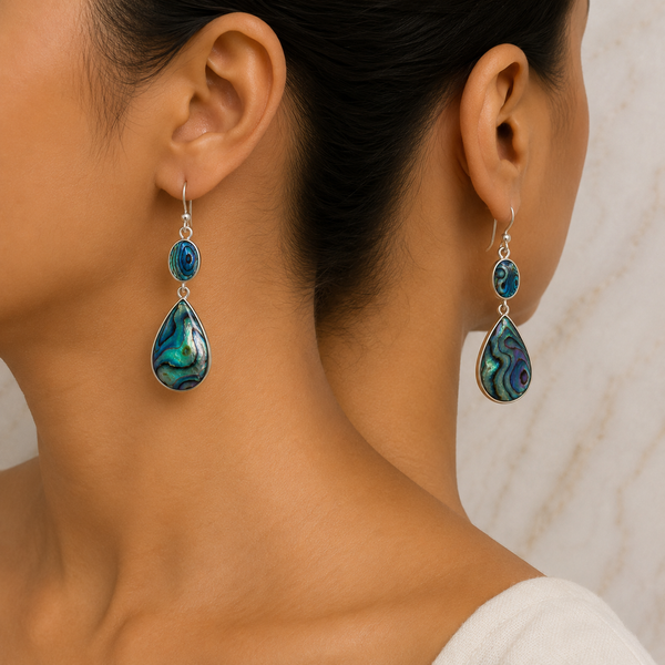 TEST — One of a Kind Abalone Drop Earrings