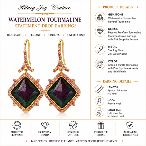 Ruby in Zoisite Gemstone Drop Earring Sterling Silver Gold Plated