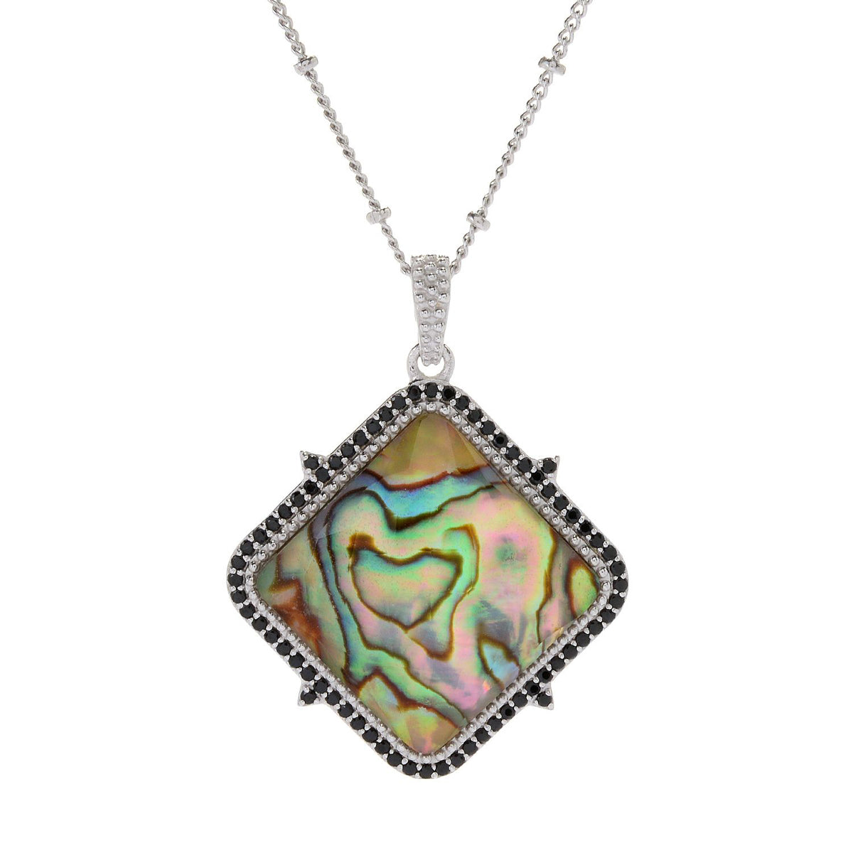 Gemstone Long Chain Statement Pendant Necklace, xmas jewelry present